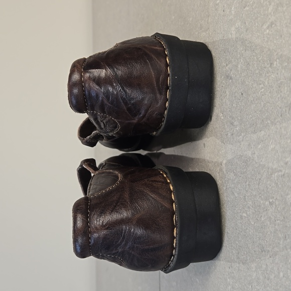 Clarks Bendables brown leather mary janes style shoes, size 7 - Picture 5 of 10